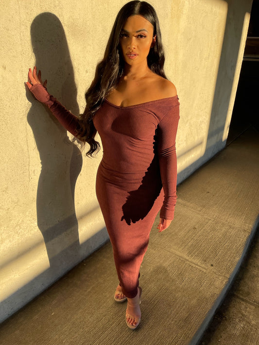 OFF THE SHOULDER DRESS